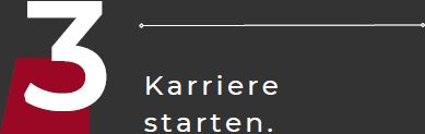 3. Karriere starten
